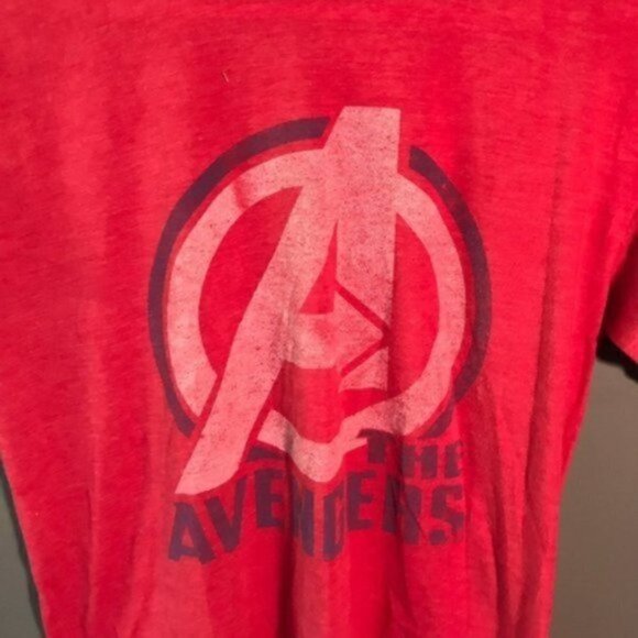 Marvel Avengers T-Shirt Red White Blue - Picture 3 of 5